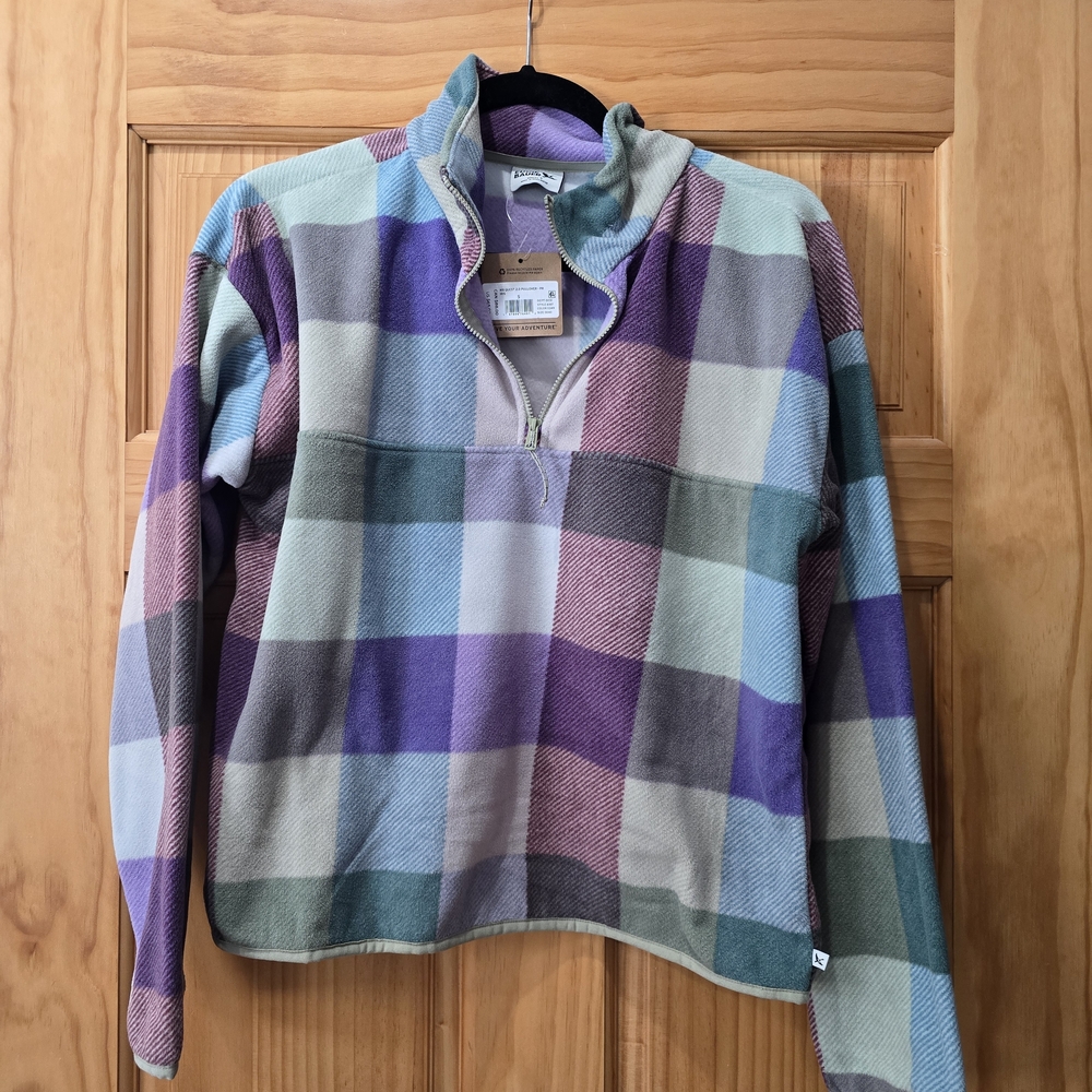Eddie Bauer Multicolor Plaid Sweatshirt